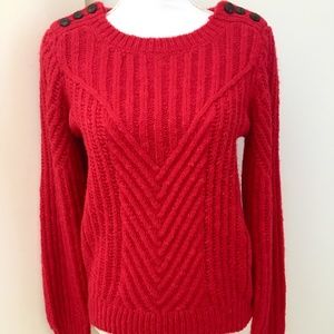 Scotch & Soda Red Pullover Sweater Size 2/S